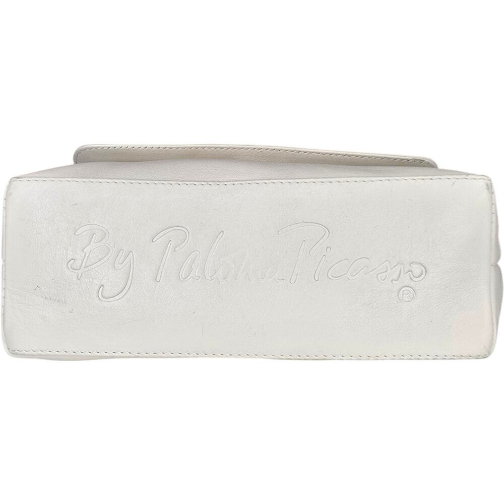 Paloma Picasso Vintage‎ White Leather Small Crossbody - Picture 5 of 16